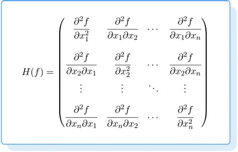 The Hessian matrix .